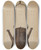 Triptych art skateboard deck of William Frank Two Spouted Torch by William Frank
