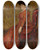 Triptych art skateboard deck of Erik Werenskiold Portrait Of The Painter Kitty L Kielland by Erik Werenskiold (1855-1938)