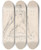 Triptych art skateboard deck of Adolph Tidemand Mann I Baugen P En Bt_2 by Adolph Tidemand (1814-1876)