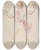 Triptych art skateboard deck of Abrahamlouisrodolphe Ducros Franconi Twirling Flaming Cones by Abraham-Louis-Rodolphe Ducros (1748-1810)