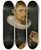Triptych art skateboard deck of Peter Paul Rubens Portrait Of A Man Possibly An Architect Or Geographer by Peter Paul Rubens (1577-1640)