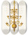 Triptych art skateboard deck of Fedor Grigoryevich Solntsev Starinnoe Panikadilo Teremnoi Tserkvi by Fedor Grigoryevich Solntsev (1801-1892)