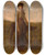 Triptych art skateboard deck of George Fuller Girl And Calf Led Through Meadows by George Fuller (1822-1884)