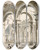 Triptych art skateboard deck of Francesco Guardi A Colonnade Partly Ruined With Figures by Francesco Guardi (1712-1793)
