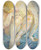 Triptych art skateboard deck of Franz Marc Study Female Nude by Franz Marc (1880-1916)