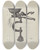 Triptych art skateboard deck of Frances Lichten Sewing Bird by Frances Lichten (1889-1961)