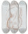 Triptych art skateboard deck of Aristide Maillol Nu De Dos by Aristide Maillol (1861-1944)