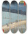 Triptych art skateboard deck of And Hiroshige Sudden Shower Over Ohashi Bridge And Atake by Ando Hiroshige (1797-1858)