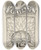 Triptych art skateboard deck of Leo Gestel Ontwerp Ex Libris Voor Mcs Met Voorstelling Van Een Open Boek En Een Duif by Leo Gestel (1881-1941)