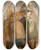 Triptych art skateboard deck of Tadeusz Makowski Little Pupils by Tadeusz Makowski (1882-1932)