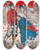 Triptych art skateboard deck of Bristow Adams Saint Pauls School by Bristow Adams (1875-1956)