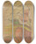 Triptych art skateboard deck of Stanisaw Wyspiaski Wity Franciszek Projekt Witraa Do Prezbiterium Kocioa Franciszkanw W Krakowie_3 by Stanislaw Wyspianski (1869-1907)