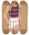Triptych art skateboard deck of Edward Penfield U Of P_2 by Edward Penfield (1866-1925)