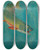 Triptych art skateboard deck of Philip R Goodwin Catching The Bait by Philip R Goodwin (1881-1935)