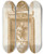 Triptych art skateboard deck of Alonso Cano The Martyrdom Of Saint by Alonso Cano (1601-1667)