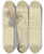 Triptych art skateboard deck of Jakob Frchtegott Dielmann Eine Frau In Rckenansicht Und In Die Hfte Gestemmten Hnde Wartet An Einem Brunnen Bis Ihr Zuber Vollgelaufen Ist by Jakob Furchtegott Dielmann (1809-1885)
