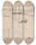 Triptych art skateboard deck of James Abbott Mcneill Whistler The Little Lagoon by James Abbott Mcneill Whistler (1834-1903)