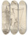 Triptych art skateboard deck of Salvator Rosa Two Soldiers One Seen From Behind And Holding A Cane In His Right Hand by Salvator Rosa (1615-1673)