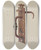 Triptych art skateboard deck of Fritz Boehmer Door Latch_2 by Fritz Boehmer