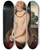 Triptych art skateboard deck of Lucas Cranach The Elder Lucretia_1 by Lucas Cranach The Elder (1472-1553)