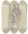 Triptych art skateboard deck of Wilhelm Amandus Beer Young Man On A Chair by Wilhelm Amandus Beer (1837-1907)