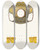 Triptych art skateboard deck of Fedor Grigoryevich Solntsev Stanovoi Kaftan Izobrazhenie 3 by Fedor Grigoryevich Solntsev (1801-1892)