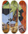Triptych art skateboard deck of Juan Gris Violin And Playing Cards On A Table by Juan Gris (1887-1927)