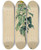 Triptych art skateboard deck of Karl Wiener Sonnenblume by Karl Wiener (1901-1949)
