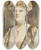 Triptych art skateboard deck of John Singer Sargent Alice The 4Th Marchioness Of Salisbury by John Singer Sargent (1856-1925)