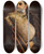 Triptych art skateboard deck of Pantaleon Szyndler Bagpipe Player by Pantaleon Szyndler (1846-1905)