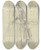 Triptych art skateboard deck of Jakob Becker Mdchen Mit Einem Papierbogen_2 by Jakob Becker (1810-1872)