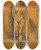 Triptych art skateboard deck of Ludvig Karsten Stende Kvinneakt_1 by Ludvig Karsten (1876-1926)