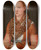 Triptych art skateboard deck of Lucas Cranach The Elder Portrait Of Anna Buchner Ne Lindacker by Lucas Cranach The Elder (1472-1553)