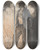 Triptych art skateboard deck of Richard Nicolas Roland Holst Arbeider Bij Een Vuur 2 by Richard Nicolaus Roland Holst (1868-1938)