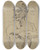 Triptych art skateboard deck of Jacob De Gheyn Ii Warrior In Half Figure by Jacob de Gheyn II (1565-1629)