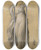 Triptych art skateboard deck of Josephferdinand Lancrenon Drapery Study For Castor And Pollux Freeing Helen by Joseph-Ferdinand Lancrenon (1794-1874)