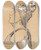 Triptych art skateboard deck of Hans Thoma Valkyrie Costume Study For Bayreuth Head With Helmet by Hans Thoma (1839-1924)