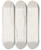 Triptych art skateboard deck of Signe Scheel Akt by Signe Scheel (1860-1942)