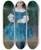 Triptych art skateboard deck of Pierreauguste Renoir Girl With A Jump Rope Portrait Of Delphine Legrand by Pierre-Auguste Renoir (1841-1919)