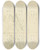 Triptych art skateboard deck of Thodore Gricault Four Compositional Studies For A Group Of Figures by Theodore Gericault (1791-1824)