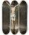 Triptych art skateboard deck of Bartolom Estebn Murillo The Crucifixion_1 by Bartolome Esteban Murillo (1617-1682)