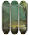 Triptych art skateboard deck of John Atkinson Grimshaw Roundhay Park Lake by John Atkinson Grimshaw (1836-1893)