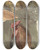 Triptych art skateboard deck of Jan Veth Haan Met Kippen by Jan Veth (1864-1925)