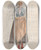 Triptych art skateboard deck of Adolph Tidemand Kari Saorisdatter Floda by Adolph Tidemand (1814-1876)