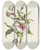 Triptych art skateboard deck of Carington Bowles Althaea Frutex by Carington Bowles (1724-1793)