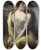 Triptych art skateboard deck of Emile Vernon Starlight by Emile Vernon (1872-1920)