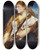 Triptych art skateboard deck of Hans Makart The Valkyrie by Hans Makart (1840-1884)