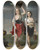 Triptych art skateboard deck of Rafael Garca Hispaleto The Shell Seekers by Rafael Garcia Hispaleto (1833-1854)