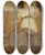 Triptych art skateboard deck of Kenyon Cox Bird Song by Kenyon Cox (1856-1919)
