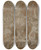 Triptych art skateboard deck of Antoon Sallaert Saint Lambert Trampling His Murderers Surrounded By The Four Church Fathers by Antoon Sallaert (1594-1650)